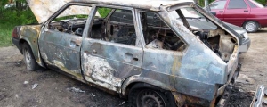 В Измаиле сожгли машину местного журналиста, вместе с ней сгорели еще две