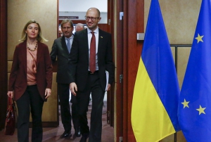 Яценюк прибыл в Брюссель на заседание Совета ассоциации Украина-ЕС