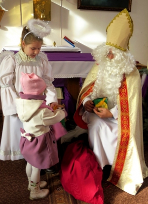 Измаильские католики встретили святого Николая