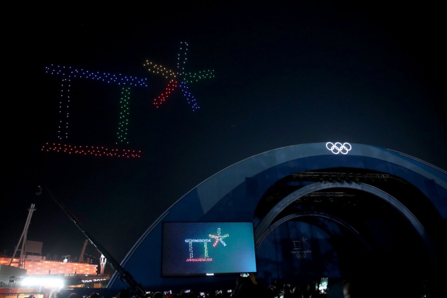 Что делают дроны на Олимпиаде-2018: волшебные фото