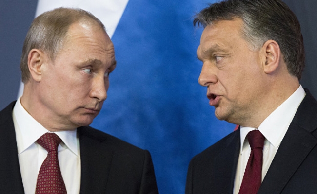 Орбан принимает Путина
