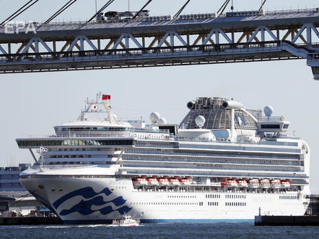 Число заражённых коронавирусом на лайнере Diamond Princess в Японии возросло до 218 человек