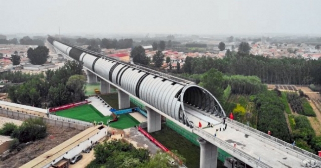 В Китае создан первый в мире шумозащитный тоннель для высокоскоростной ж/д
