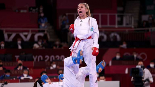 Терлюга принесла Украине историческое "серебро" Олимпиады-2020 по каратэ
