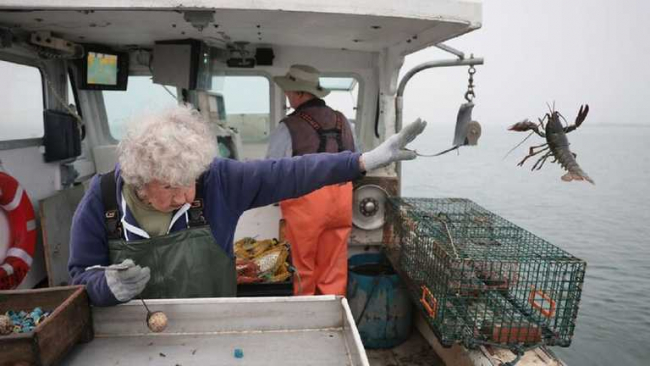 101-летняя бабушка стала героиней мемов: она просто выбросила омара в море
