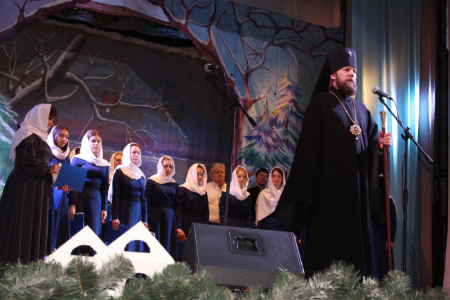 Рождественские праздники продолжаются: во Дворце культуры состоялся большой концерт "Христос родился - славим Его!"