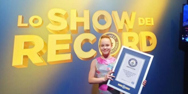 11-летняя акробатка из Подольска установила мировой рекорд Гиннесса