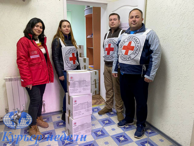 В Измаиле переселенцы могут получить гуманитарную помощь от Международного комитета Красного Креста