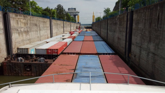 Перший контейнерний караван УДП прибуде Дунаєм до Одещини