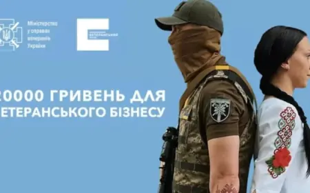 Грант для ветеранів та членів їхніх родин - до 20 тис. грн на розвиток бізнесу