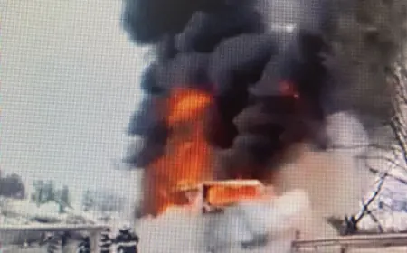 На автодорозі в повіті Муреш загорівся автобус, у якому перебували близько  50 пасажирів