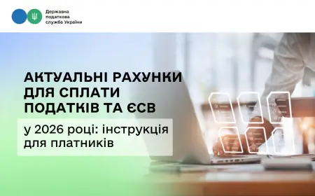 Актуальні рахунки для сплати податків та ЄСВ у 2026 році: інструкція для платників
