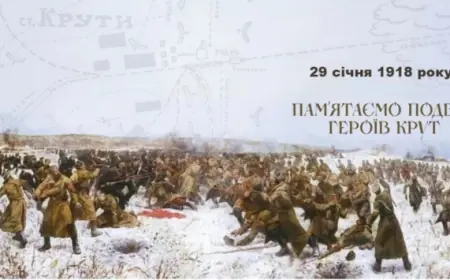 Пам'яті героїв Крут: вони ціною власного життя зупинили більшовицький наступ на Київ у 1918 році