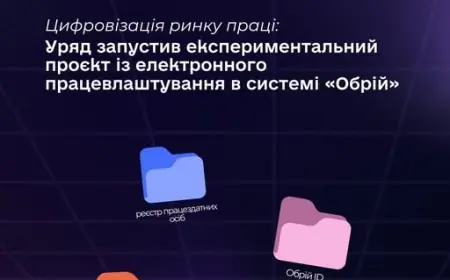 Цифровізація ринку праці: Уряд запустив експериментальний проєкт із електронного працевлаштування в системі "Обрій"