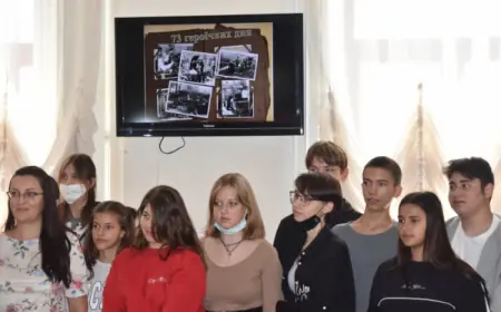На уроке мужества "Оборона Одессы. 73 героических дня".