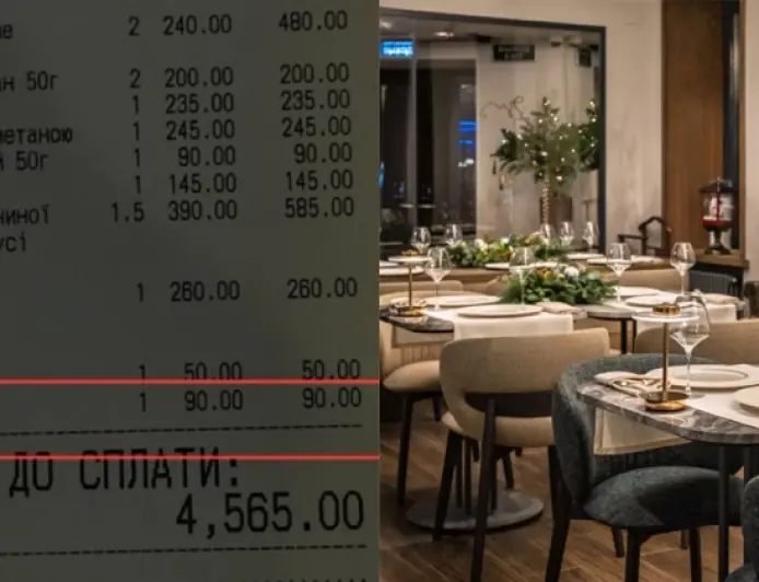 Ресторан додав у чек доплату за генератор: чи законно брати додаткові кошти з клієнтів