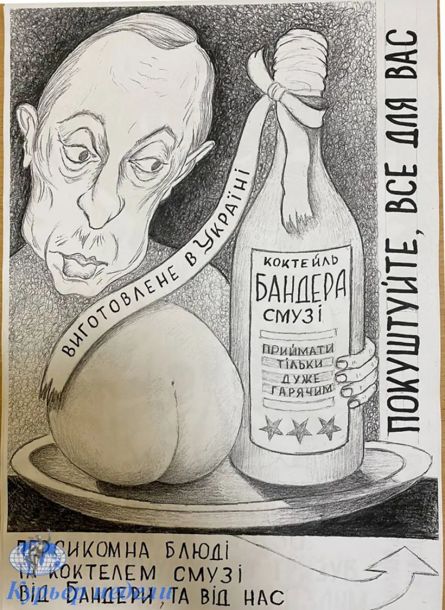 Измаильчанин Виктор Савенко своё отношение к войне выражает в карикатурах