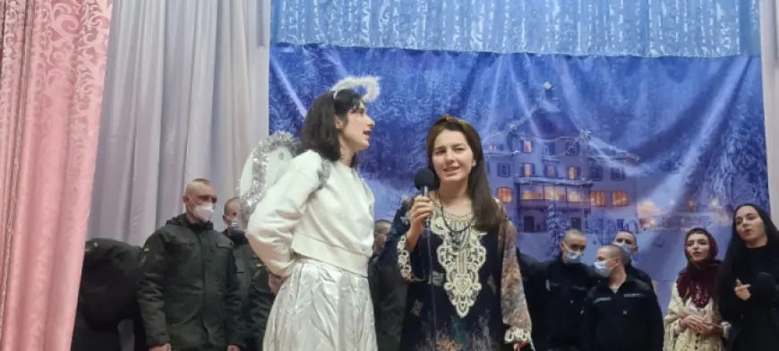 Рождественское представление "Вертеп" было показано специально для пограничников, морской охраны и нацгвардейцев