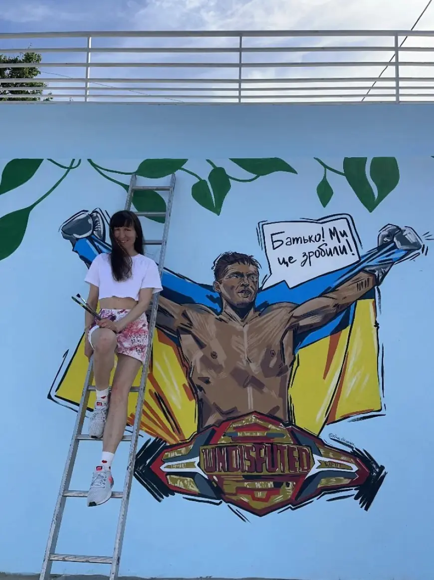У школі їй ставили двійки з малювання: художниця з Ізмаїла своїми муралами змінює міста Європи