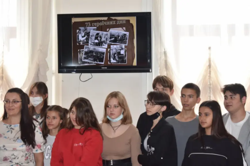 На уроке мужества "Оборона Одессы. 73 героических дня".