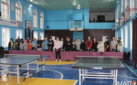 В Ізмаїлі відбулися  зональні ігри чемпіонату Одеської області з настільного тенісу