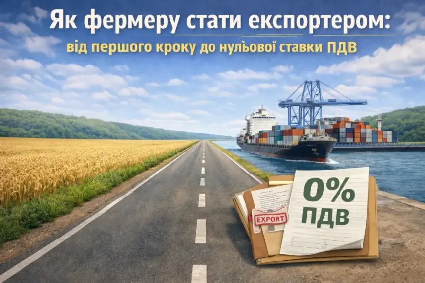 Як фермеру стати експортером: від першого кроку до нульової ставки ПДВ