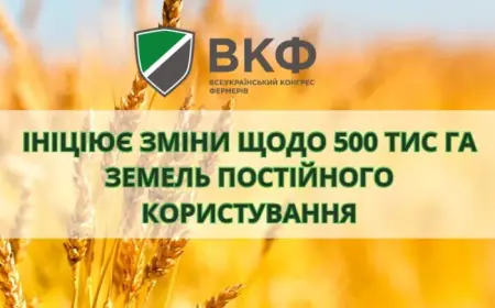 Конгрес фермерів ініціює зміни до законодавства щодо 500 тисяч гектарів земель постійного користування