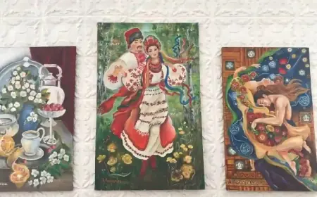 Квіти крізь вогонь: у Балті відкрився вернісаж художниці, яка чекає рідних із фронту