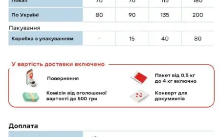 "Нова Пошта" підвищує тарифи з 13 квітня