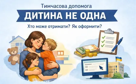 Тимчасова допомога "Дитина не одна": хто може отримати і як оформити