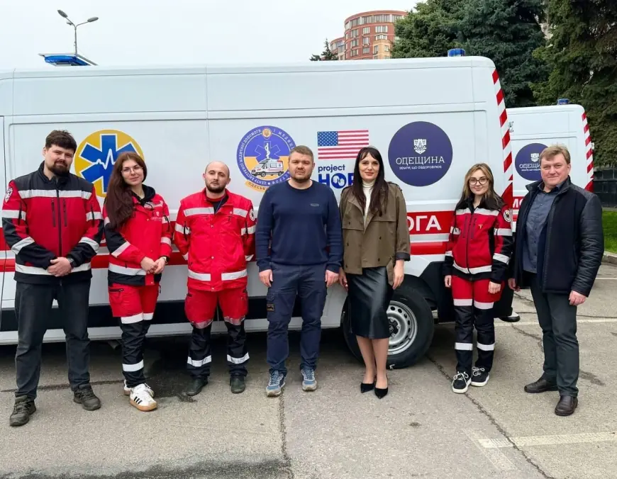 Автопарк екстреної медичної допомоги Одещини поповнили сучасними реанімобілями