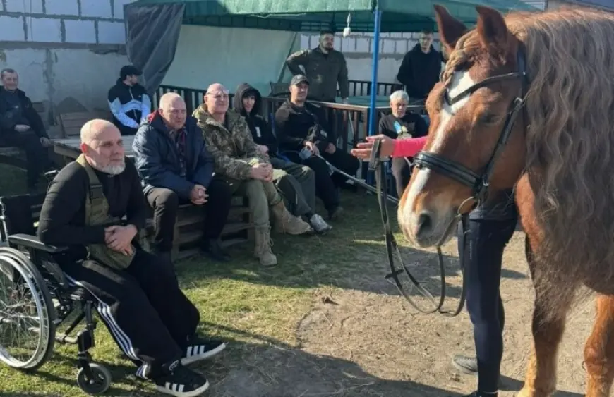 На Одещині відновили заняття з іпотерапії для реабілітації ветеранів війни