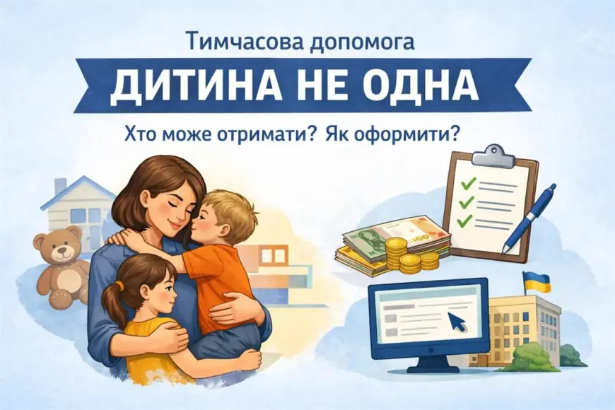 Тимчасова допомога "Дитина не одна": хто може отримати і як оформити