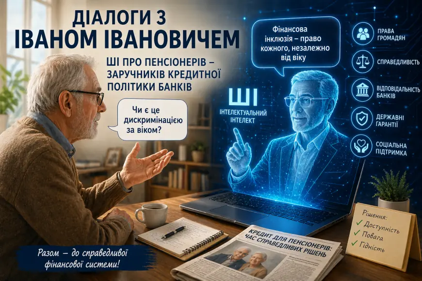 «ІІ» ПРО ПЕНСІОНЕРІВ — ЗАРУЧНИКІВ КРЕДИТНОЇ ПОЛІТИКИ БАНКІВ