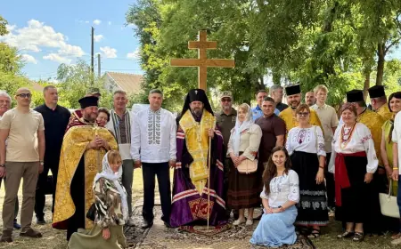 в Ізмаїлі освятили землю та заклали капсулу під перший храм ПЦУ