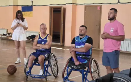 Одещина отримала сучасний спортивний інвентар для баскетбольної команди на кріслах колісних "Вільні воїни"