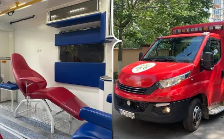 Одещина отримала третій в Україні мобільний пункт донорства крові RedBus від Українського Бізнес-Братства