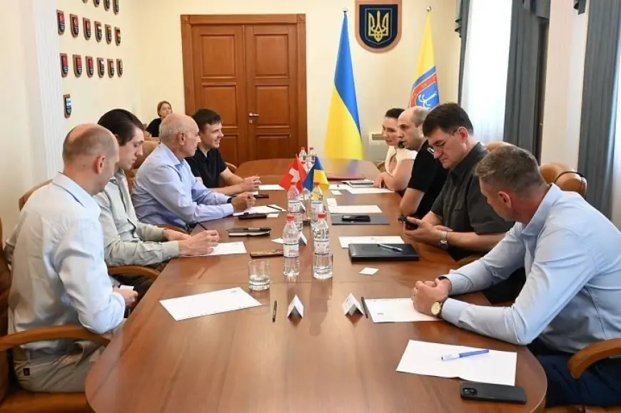 Делегація посольства Швейцарії відвідала Одещину задля посилення енергетичної стійкості області