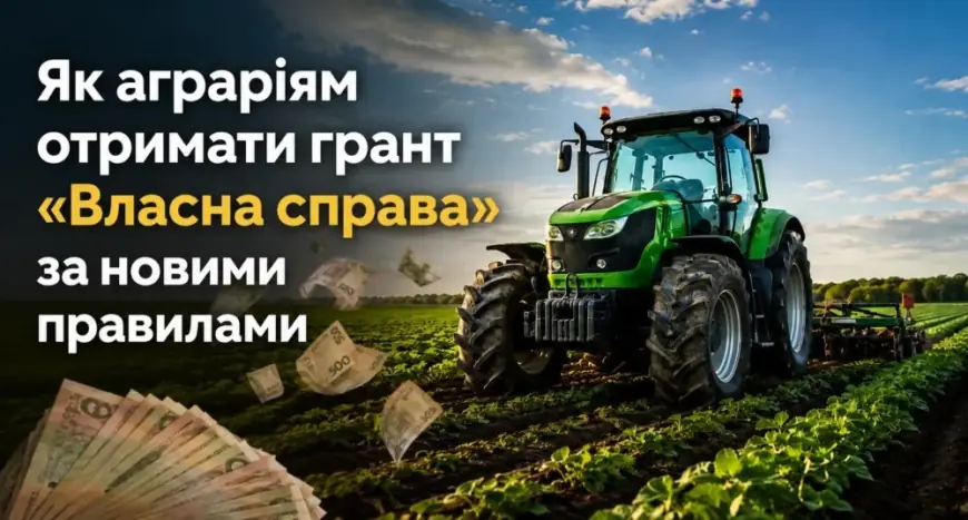 Як аграріям отримати грант "Власна справа" за новими правилами