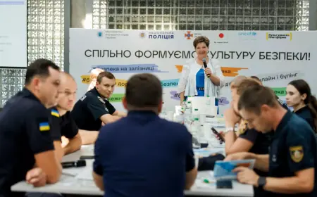 Мобільні класи безпеки розширюють географію — вже у 15 регіонах України: ЮНІСЕФ провів тренінги для 208 фахівців НПУ та ДСНС