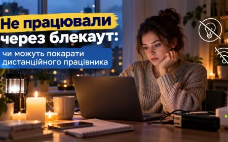 Блекаут під час дистанційної роботи: чи може роботодавець покарати працівника