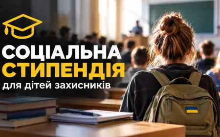 Соціальна стипендія для дітей захисників: хто має право та як оформити
